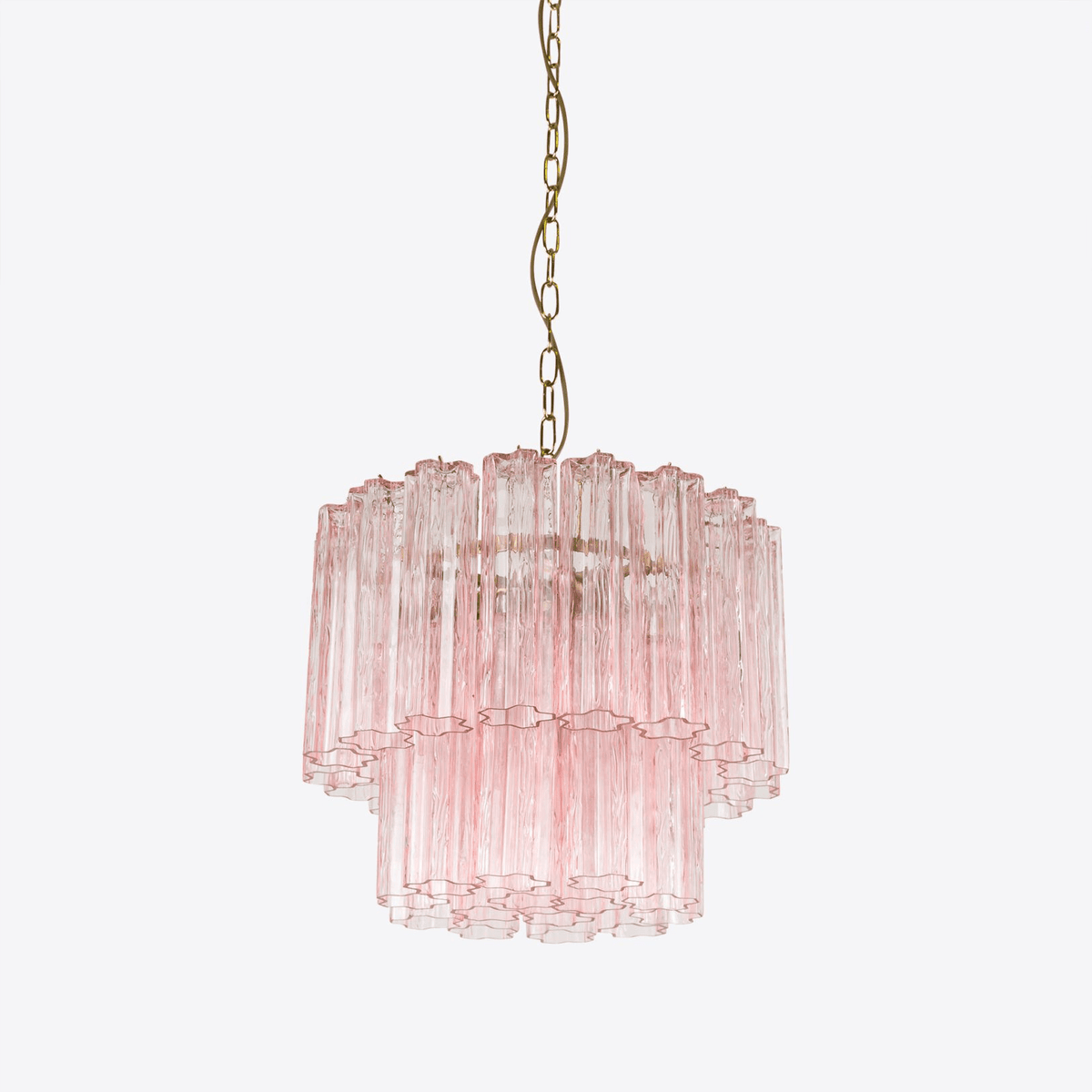 Paveria Lustre Petit Tube en Verre Murano Treviso
