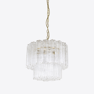 Aurora Lustre Petit Tube en Verre Murano Treviso