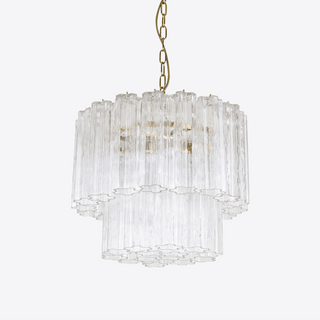 Aurora Lustre Petit Tube en Verre Murano Treviso