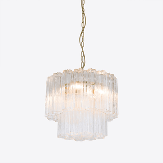 Aurora Lustre Petit Tube en Verre Murano Treviso