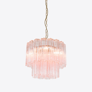 Aurora Lustre Petit Tube en Verre Murano Treviso