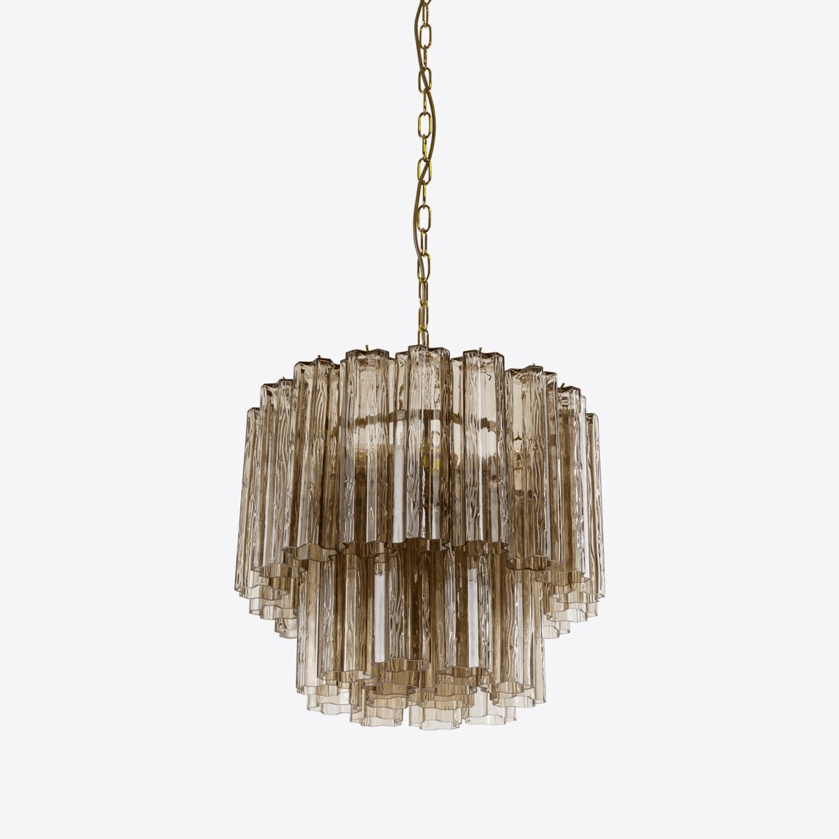 Paveria Lustre Petit Tube en Verre Murano Treviso
