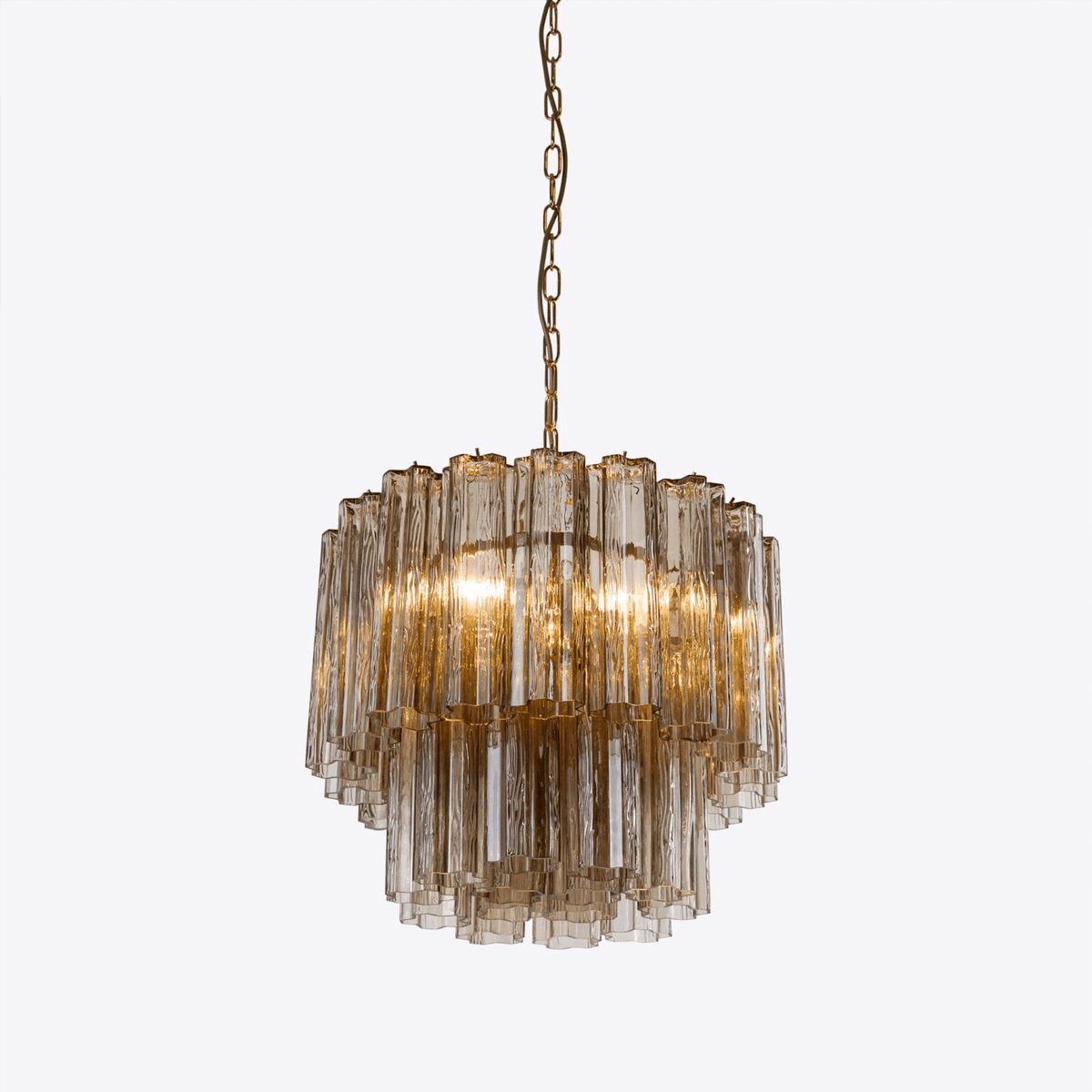 Paveria Lustre Petit Tube en Verre Murano Treviso