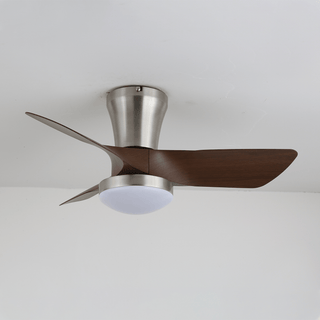 Trivon Plafonnier Ventilateur Moderne en Bois