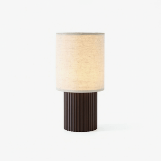 Ripples Lampe de Table en Bois Et Tissu
