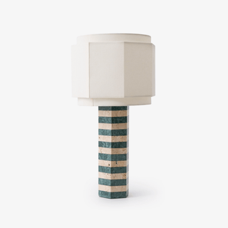 Stripes Lampe de Table en Tissu