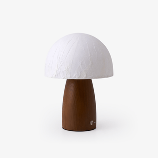 Nimbus Lampe de Table en Bois Et Tissu