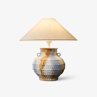 Artisan Lampe de Table en Céramique Rustique