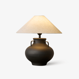 Clay Lampe de Table Rustique