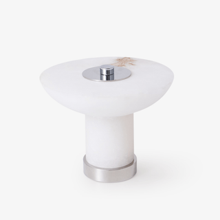 Eurnoran Lampe de Table en Albâtre à Forme de Champignon
