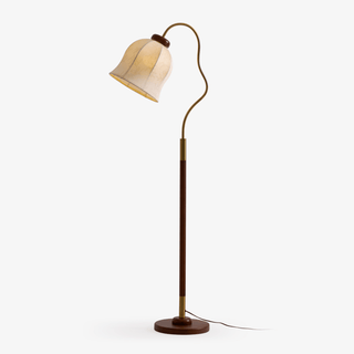 Elveielle Lampadaire en Bois Classique