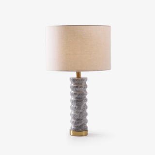 Petirielle Lampe de Table en Pierre Moderne