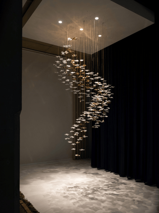 Vecarisra Suspension Lampes Art Verre Tidal Luxe