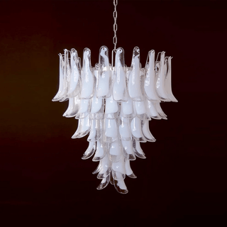 Aurora Lustre Pétales en Verre de Murano Vintage-Luire