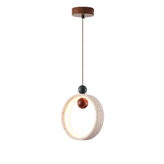 Vovinyra Circulaire Travertin Pendentif Lumière