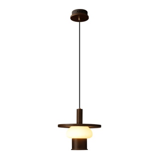 Zephaan Suspension Art Classique en Verre et Bois