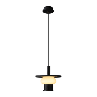 Zephaan Suspension Art Classique en Verre et Bois