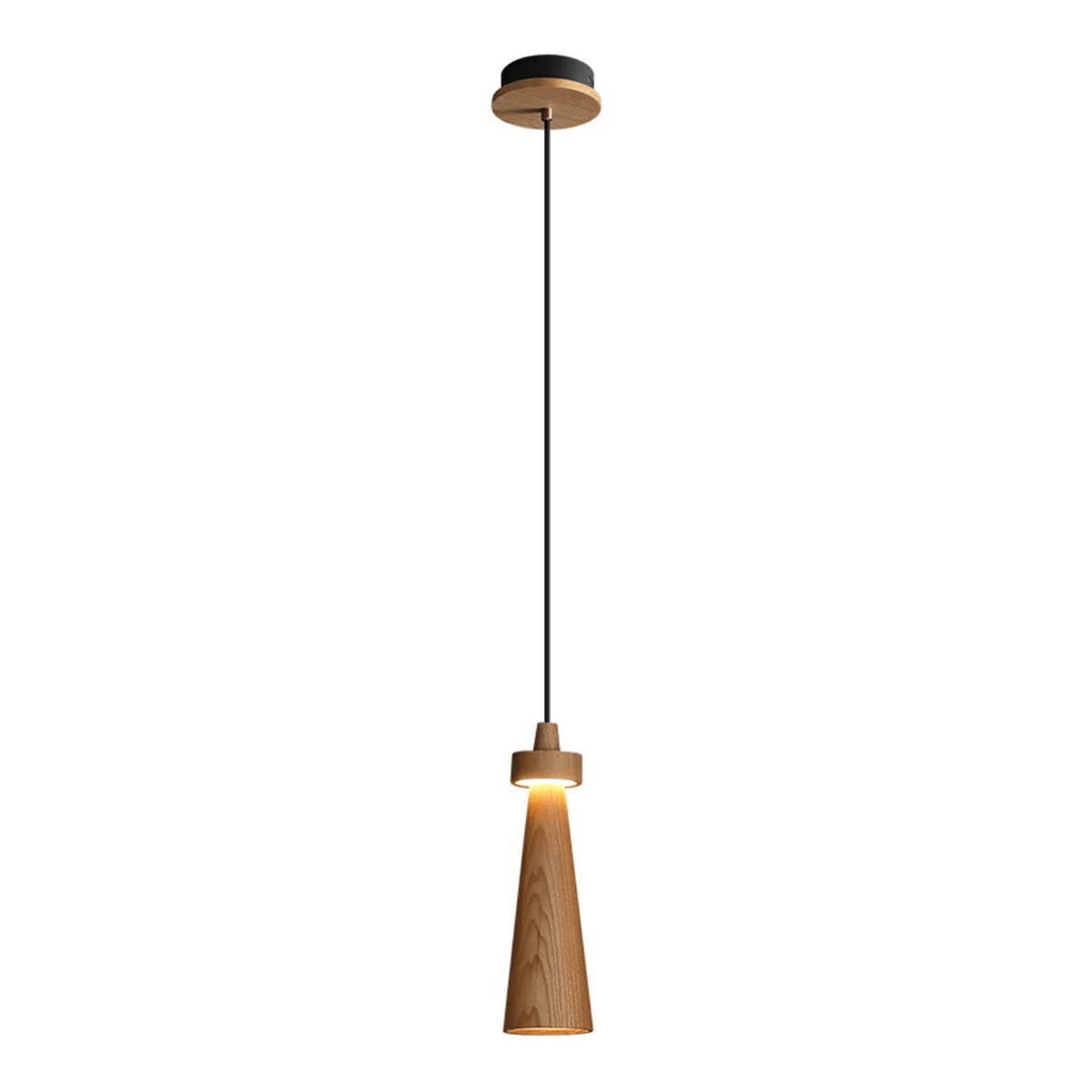 Taper Suspension en Bois Minimaliste