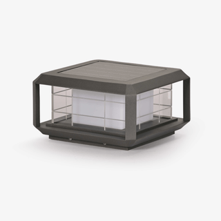 Grid Lampe Solaire en Métal Extérieure