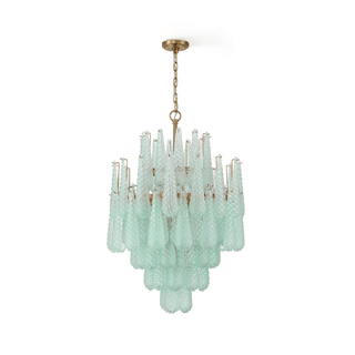 Aurora Lustre Goutte Texturé Verre Élégant