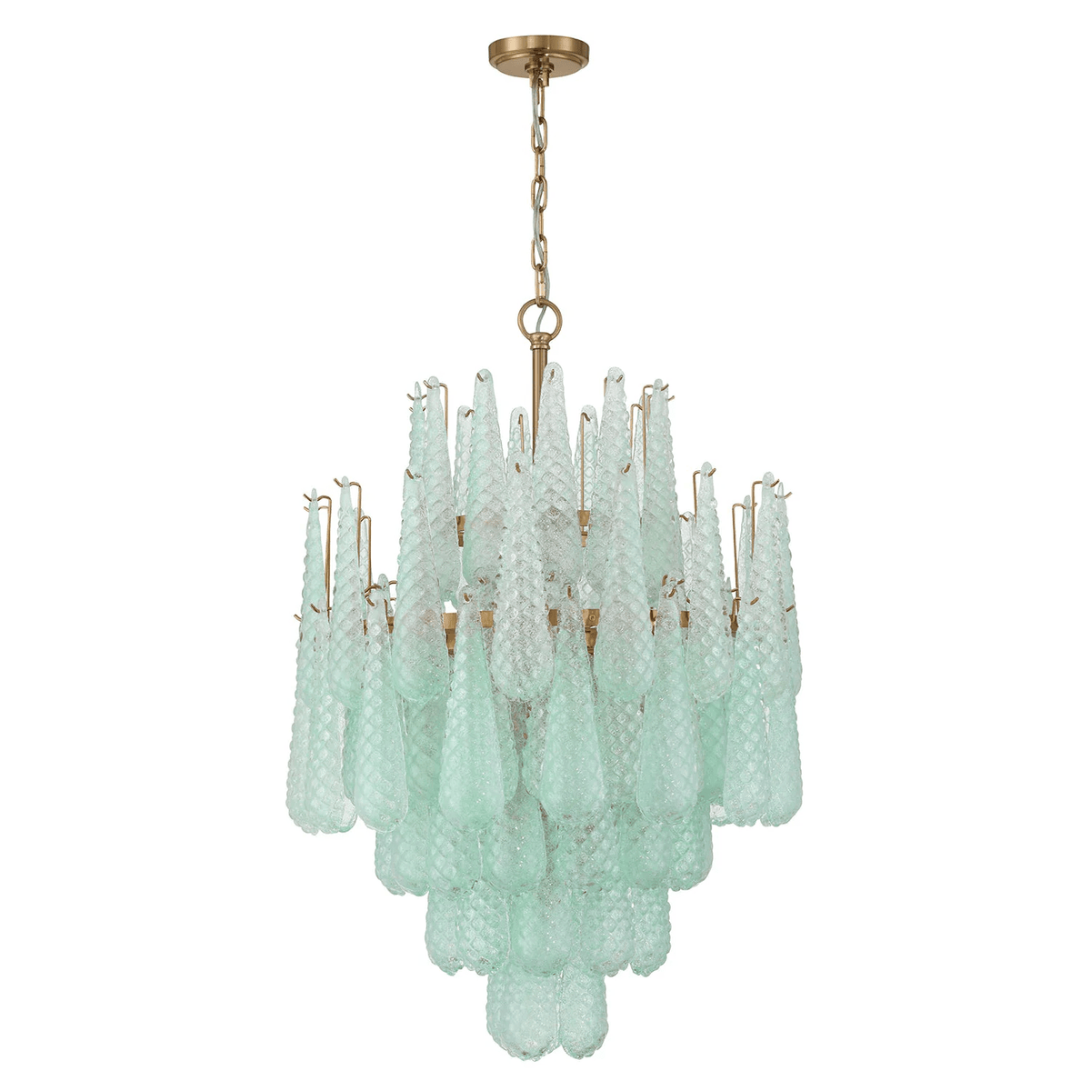 Sorise Lustre Goutte Texturé Verre Élégant