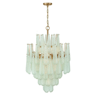 Aurora Lustre Goutte Texturé Verre Élégant
