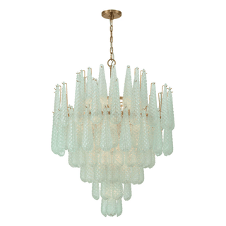 Aurora Lustre Goutte Texturé Verre Élégant
