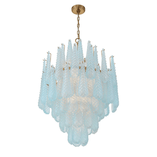Aurora Lustre Goutte Texturé Verre Élégant