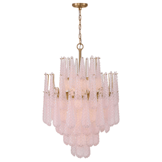 Aurora Lustre Goutte Texturé Verre Élégant