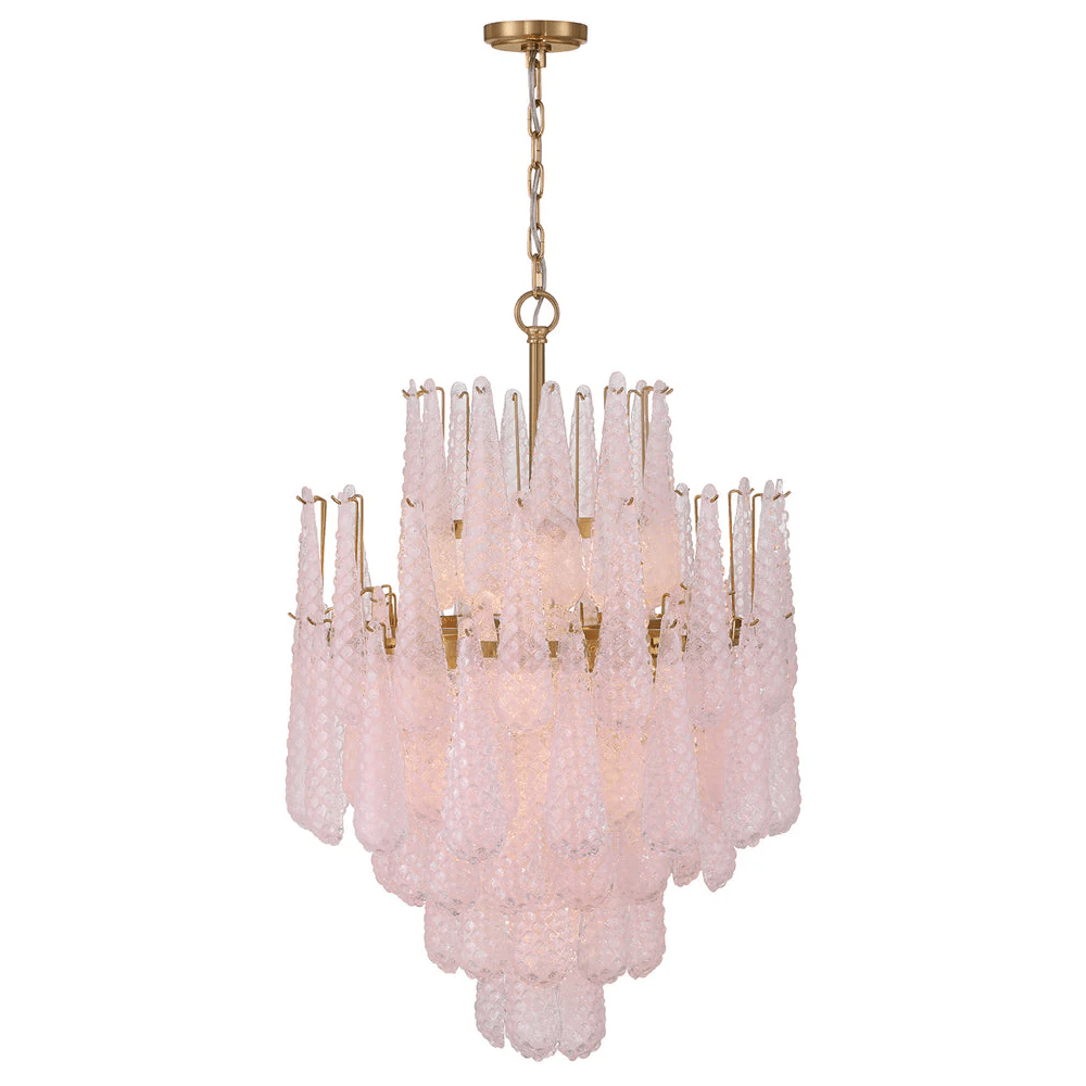 Sorise Lustre Goutte Texturé Verre Élégant