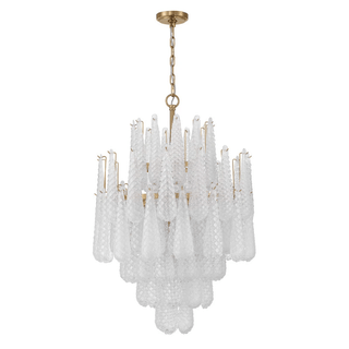 Aurora Lustre Goutte Texturé Verre Élégant