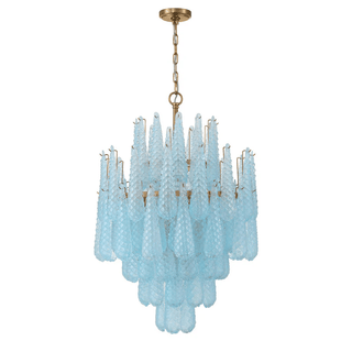 Aurora Lustre Goutte Texturé Verre Élégant