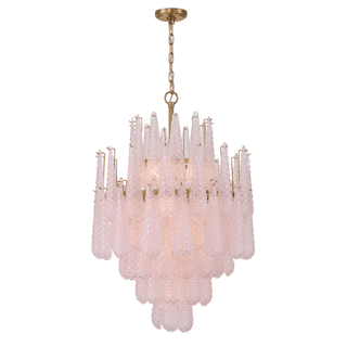 Aurora Lustre Goutte Texturé Verre Élégant