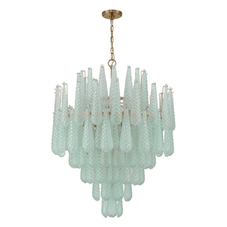 Aurora Lustre Goutte Texturé Verre Élégant