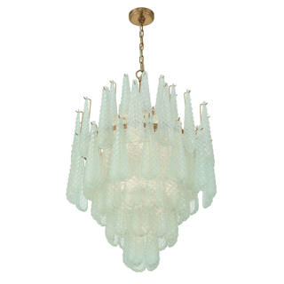 Aurora Lustre Goutte Texturé Verre Élégant