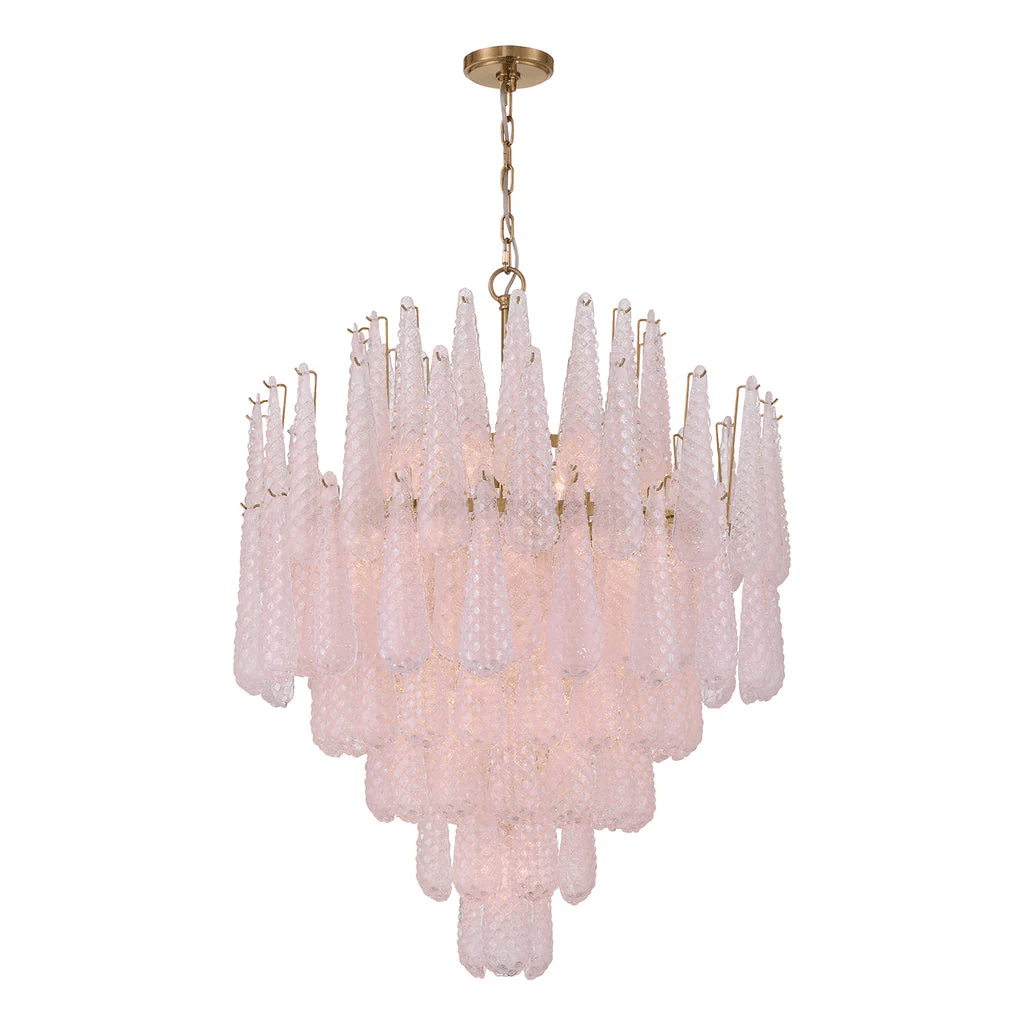 Sorise Lustre Goutte Texturé Verre Élégant