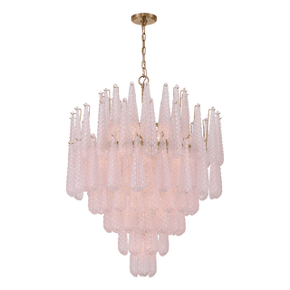 Aurora Lustre Goutte Texturé Verre Élégant