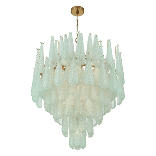 Aurora Lustre Goutte Texturé Verre Élégant