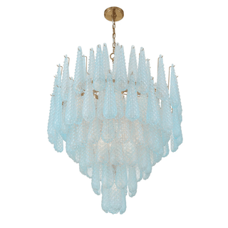 Aurora Lustre Goutte Texturé Verre Élégant