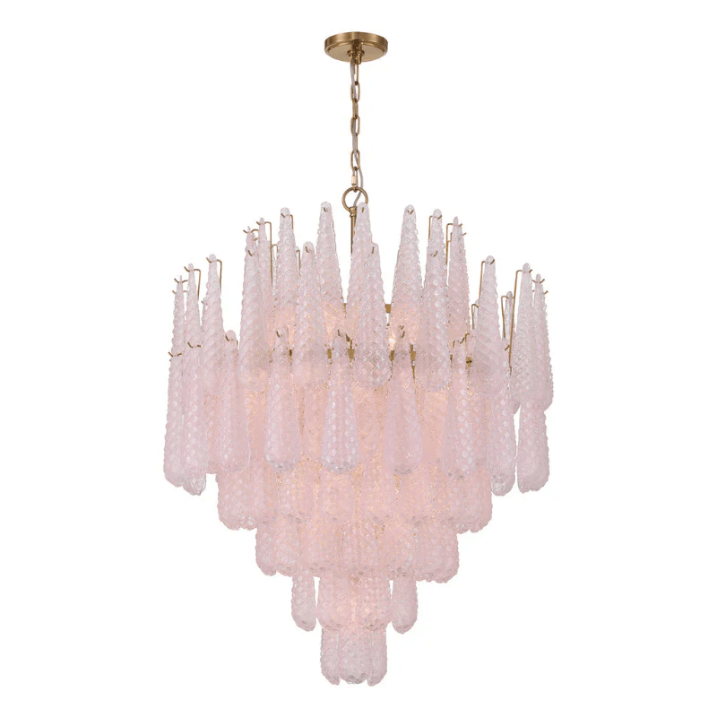 Sorise Lustre Goutte Texturé Verre Élégant