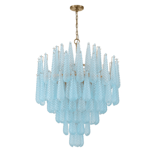 Aurora Lustre Goutte Texturé Verre Élégant