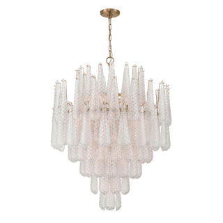 Aurora Lustre Goutte Texturé Verre Élégant