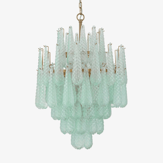 Aurora Lustre Goutte Texturé Verre Élégant