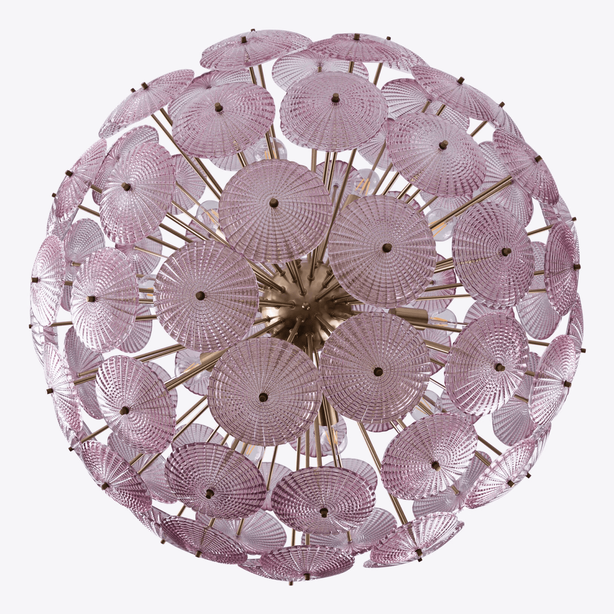 Teveline Lustre Sputnik Pissenlit Éclat Verre