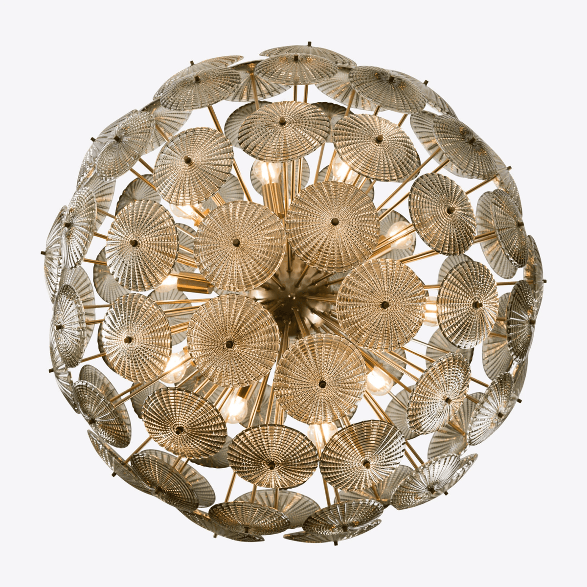 Teveline Lustre Sputnik Pissenlit Éclat Verre