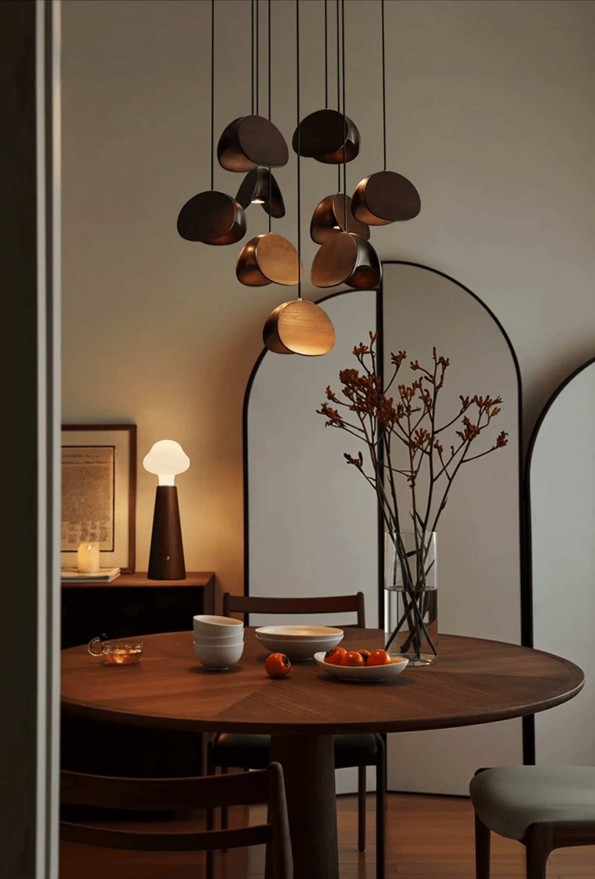 Tavro Suspension en Bois Minimaliste