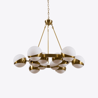 Lumina Lustre Moderne en Laiton Sphere