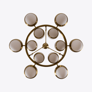 Lumina Lustre Moderne en Laiton Sphere