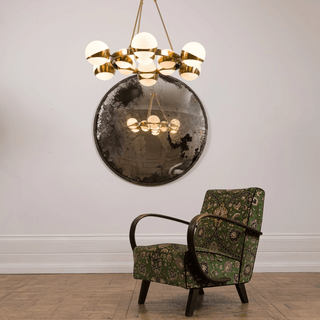 Lumina Lustre Moderne en Laiton Sphere