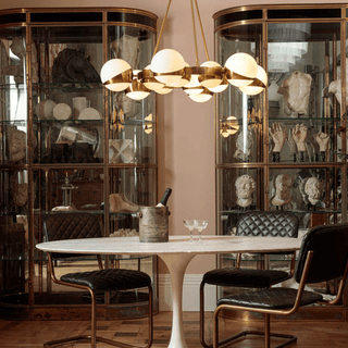 Lumina Lustre Moderne en Laiton Sphere